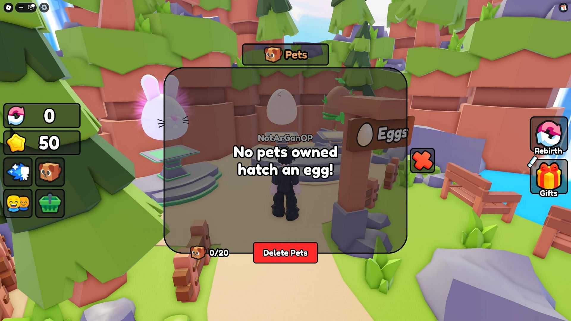 Hatch pets for more earnings (Image via Roblox)